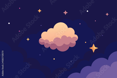 moon and stars