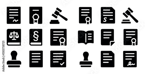 Legal Icons Grid