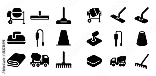 Concrete Tools Icons