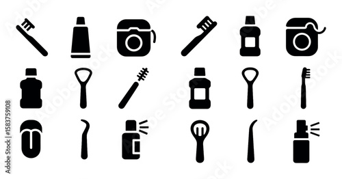 Oral Hygiene Icons