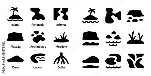 Geographical Icon Grid