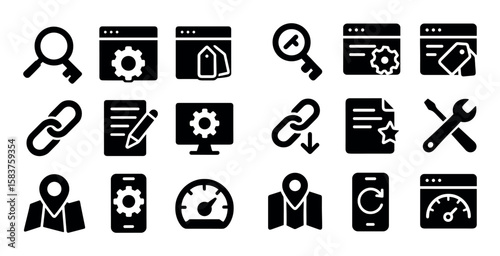 SEO Fundamentals Icons