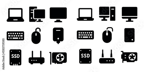 Minimal Hardware Icons