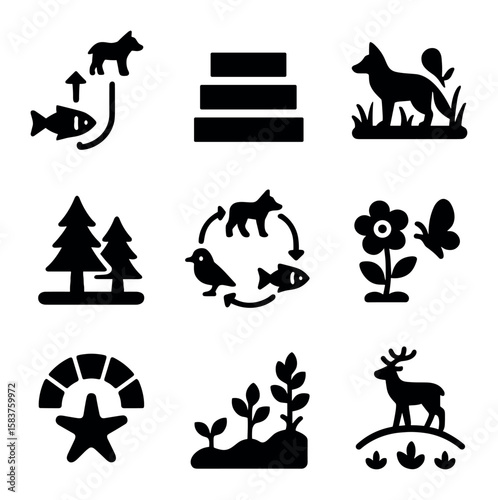 Ecology Icons Grid
