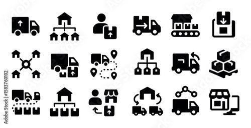 Distribution Icons Grid