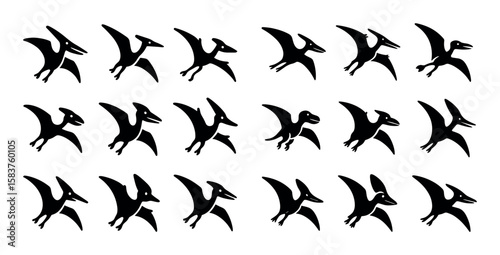 Flying Reptile Icons