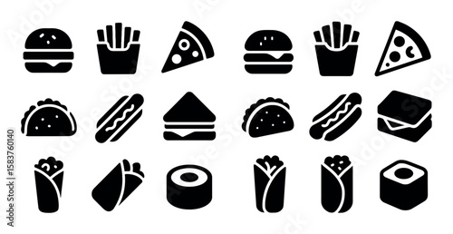 Fast Food Icons