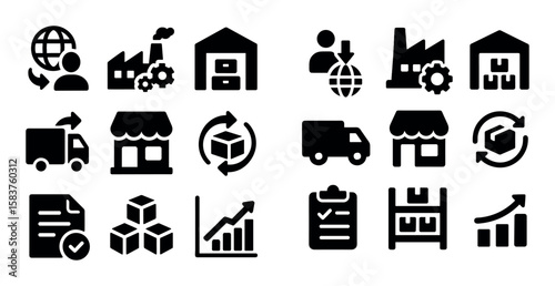 Supply Chain Icons