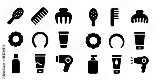 Hair Styling Icons