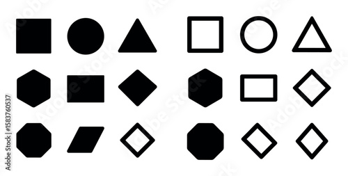 Geometric Icon Grid