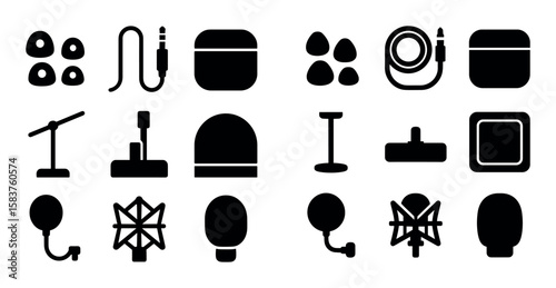 Audio Accessories Icons