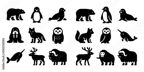Arctic Animals Icons