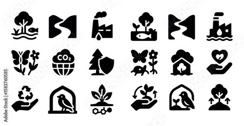 Environmental Icon Grid