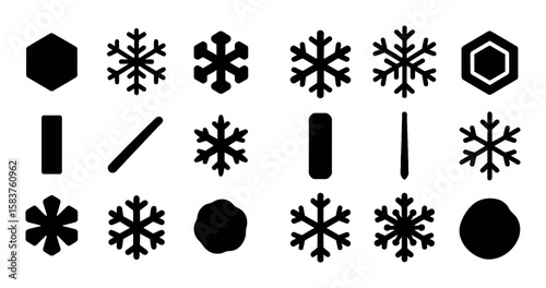 Ice Crystal Icons