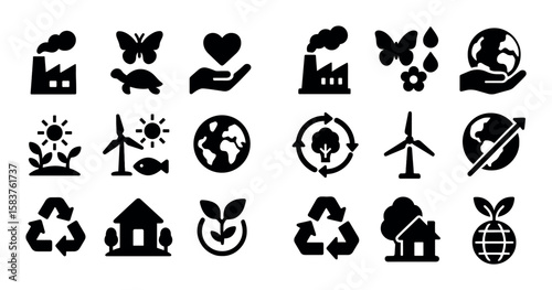 Environmental Icons Grid