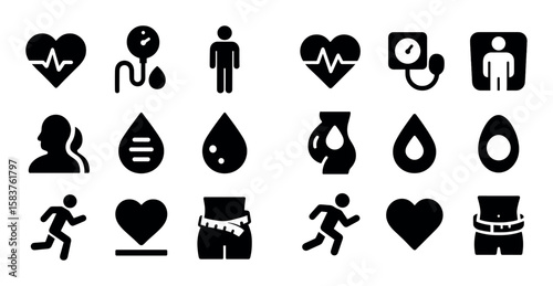 Health Metrics Icons