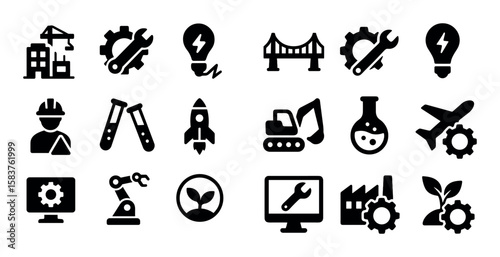 Engineering Icon Grid