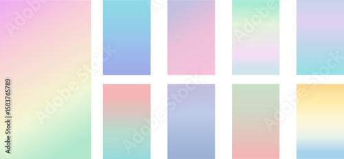 Soft Pastel Gradient Backgrounds