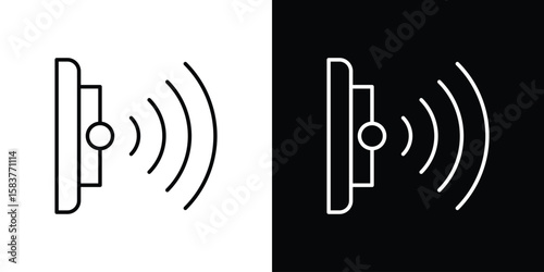 Infrared icon in outline style. Vector.