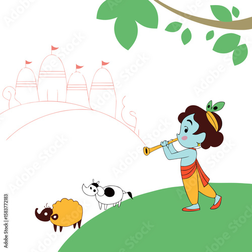 Krishna Janmashtami, also known simply as Krishnashtami, Janmashtami, or Gokulashtami, is an annual Hindu festival that celebrates the birth of Krishna, the eighth avatar of Vishnu. In certain Hindu t