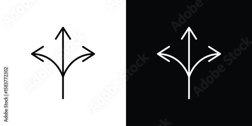Flexibility icon in outline style. Vector.