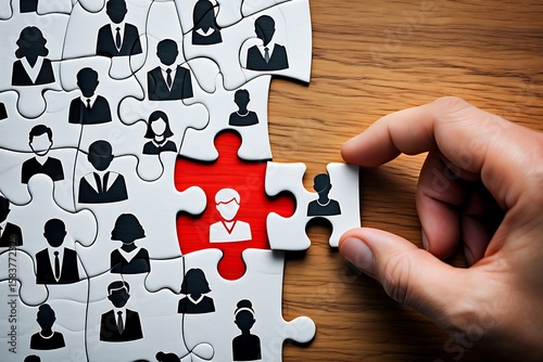 Assembling a Diverse and Skilled Workforce by Carefully Placing the Right People into the Correct Positions to Build a Strong and Cohesive Team