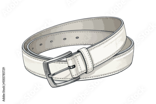 Belt vector on white background.01