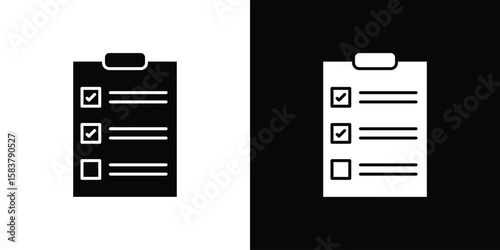 Quota icon black and white. Simple glyph icons.