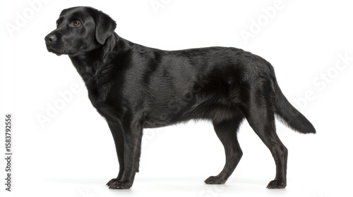 Wallpaper Mural Black Labrador Retriever profile Torontodigital.ca