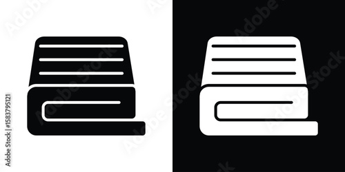 blanket icon black and white. Simple glyph icons.