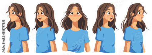 Cute Character with Various Poses