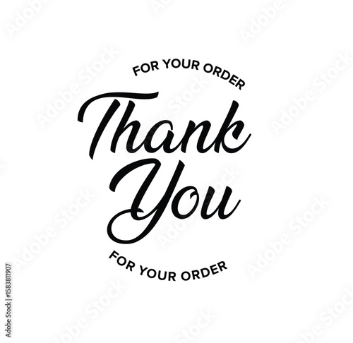 Thank You For Your Order - Simple Script Design