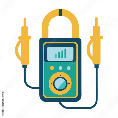 clamp meter black icon