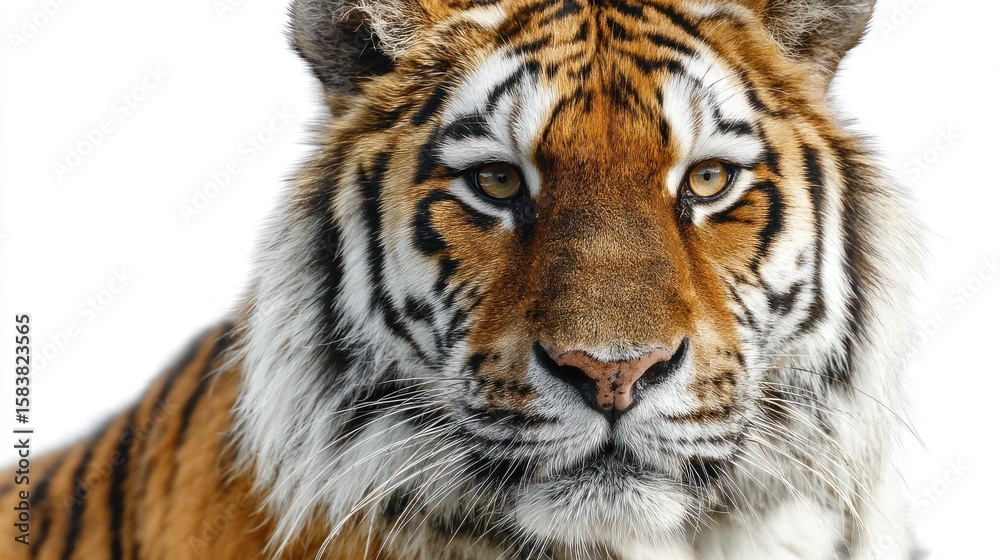 Naklejka premium Close-up tiger portrait (1)