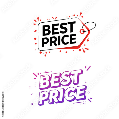 Discover the best price with this eye-catching promotion design, perfect for advertising campaigns and grabbing customer attention.