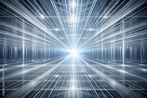 abstract tunnel with light