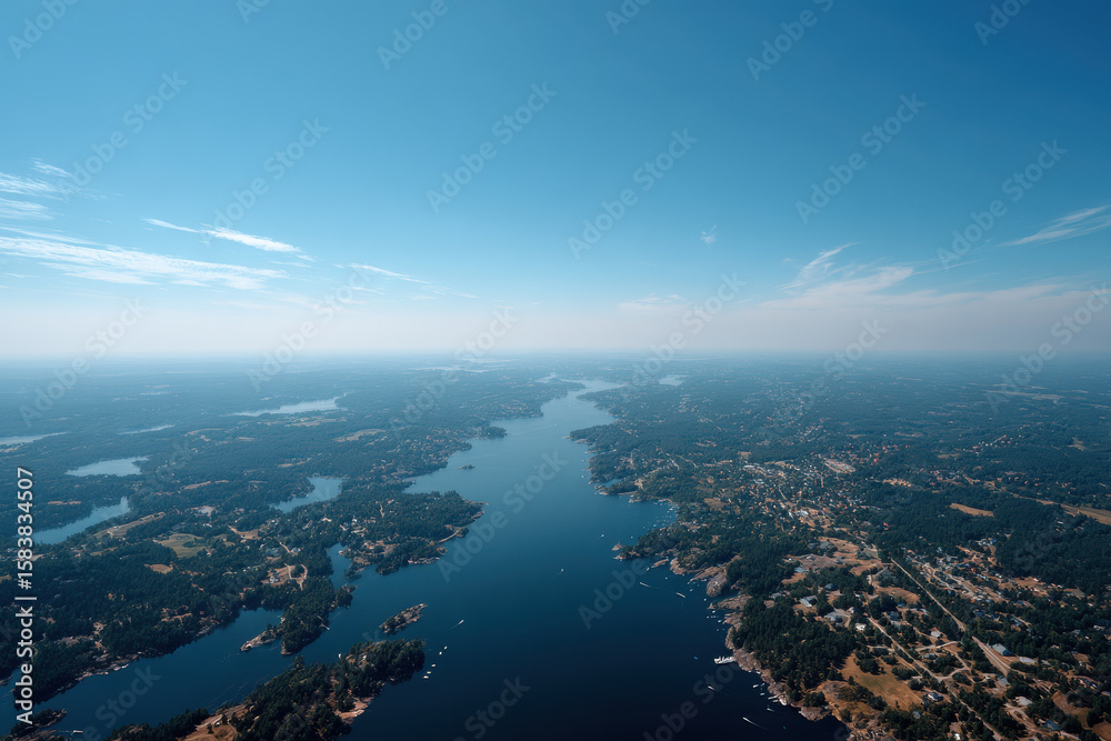 Fototapeta premium stunning aerial photography breathtaking natural landscapes and urban scenery from various countries and continents