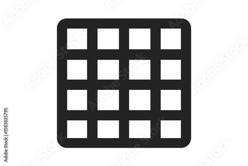 Modern transparent grid background with geometric vector illustration, seamless pattern design for digital and print creative projects, abstract technology layout