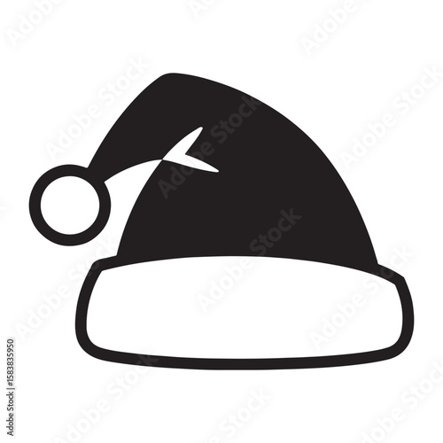 Vector hand-drawn cartoon Stargazer hat, Doodle, Sketch, Ink, Brush for Template, Icon, Logo. On white background.