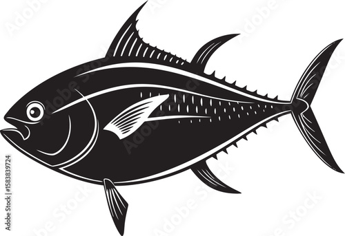 fish on a white background