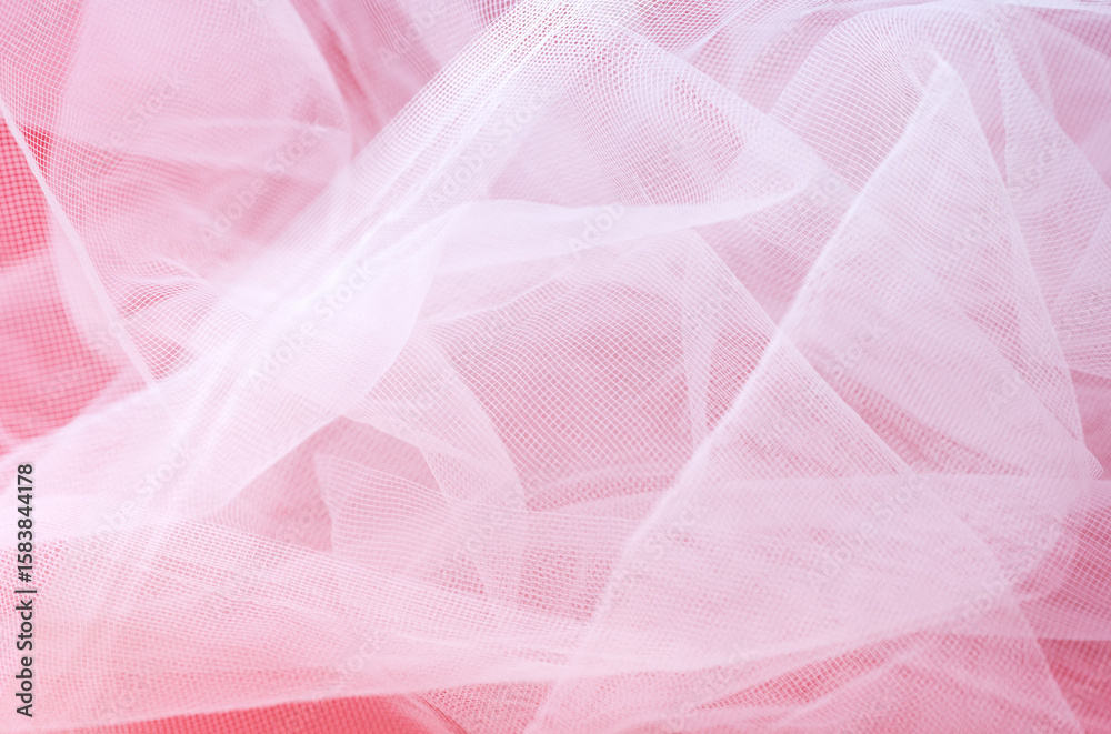 Fototapeta premium white tulle background