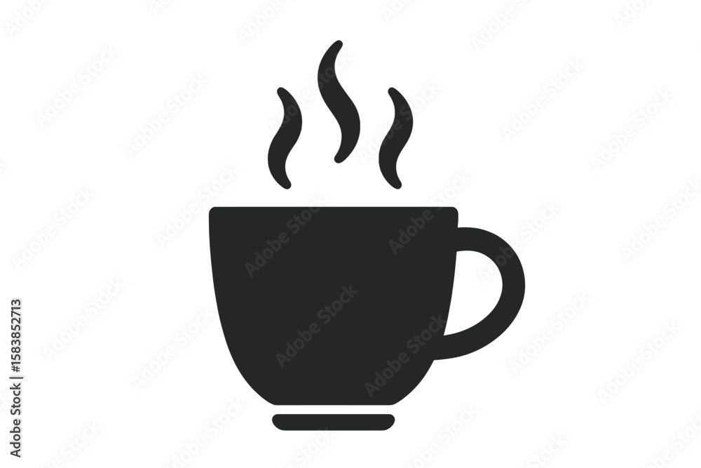 Hot Coffee Cup and Mug with Steam, Tea and Coffee Drink Flat Vector Icon for Food Apps, Websites, Transparent PNG and Vector Illustration Hot Coffee Cup and Mug with Steam, Tea and Coffee Drink Flat Vector Icon for Food Apps, Websites, Transparent PNG and Vector Illustration