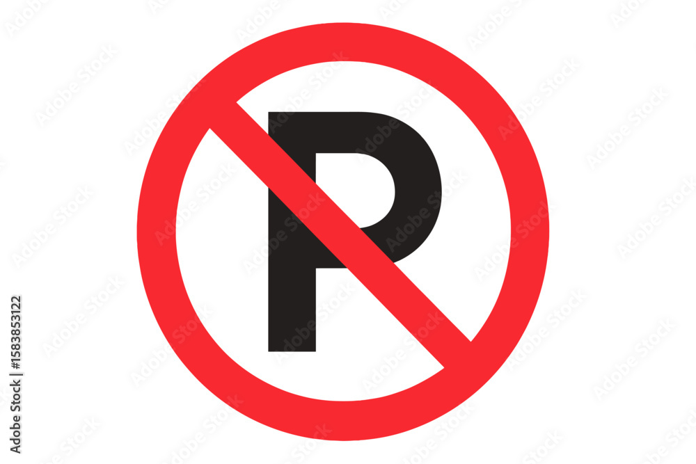 No Parking Sign Vector, Car Parking Prohibited Symbol, Red Circle with Slash, Traffic Regulation Road Sign, Printable Sticker, Urban Street Safety, Transparent PNG Illustration No Parking Sign Vector, Car Parking Prohibited Symbol, Red Circle with Slash, Traffic Regulation Road Sign, Printable Sticker, Urban Street Safety, Transparent PNG Illustration