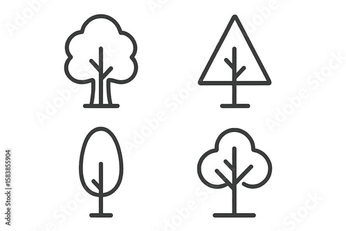 Angel or Bird Wings Icon Set. Minimalist Line Art Symbol Collection. Vector Illustration for Spiritual, Fantasy, Religious, or Nature Concepts. Transparent Background. Modern Design Elements.