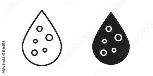 Leukemia icon vector illustration on a transparent background.