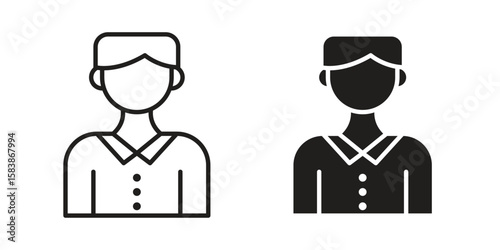Cashier icon vector illustration on a transparent background.