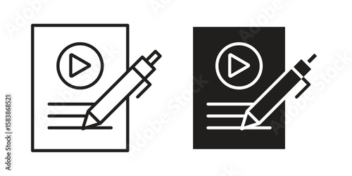 Blended learning icon vector illustration on a transparent background.