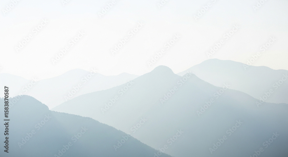 Fototapeta premium mountain landscape with clouds