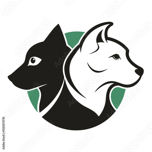 vector image of a dog