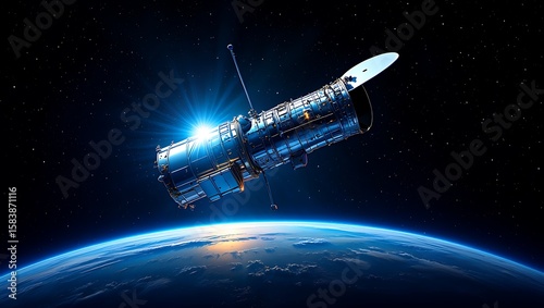 Wallpaper Mural Observatory Satellite Orbiting Earth Capturing Stunning Images of Deep Space Torontodigital.ca